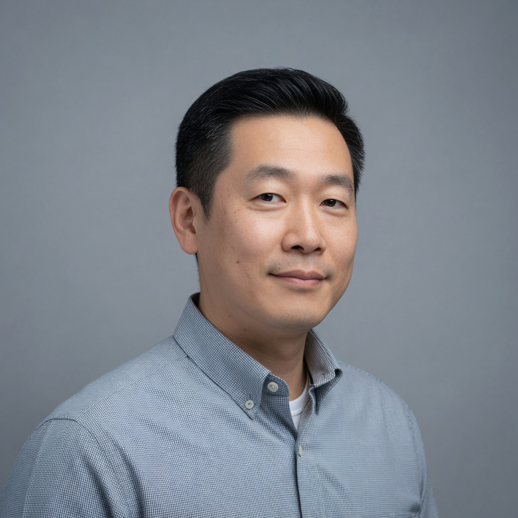 40대 남성 이용자의 가상 프로필 그림