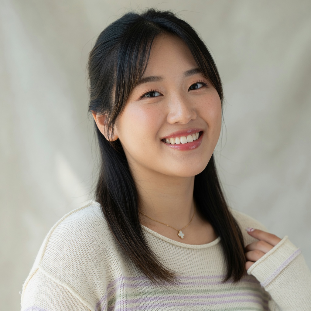 20대 여성 이용자의 가상 프로필 그림