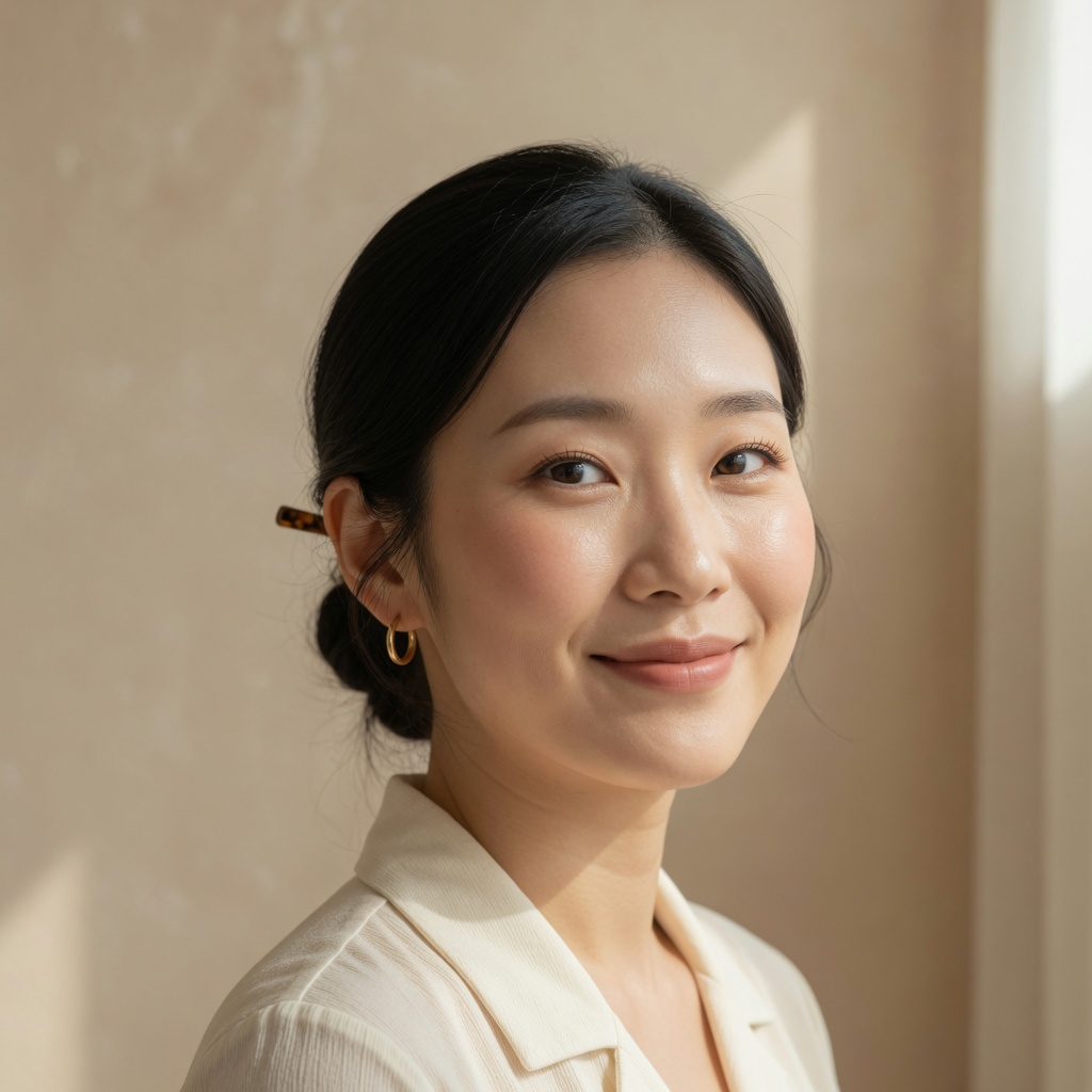 30대 여성 이용자의 가상 프로필 그림